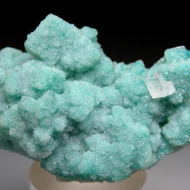 Dioptase, Calcite