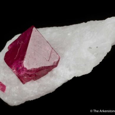 Spinel on Marble