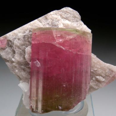 Tourmaline on Feldspar