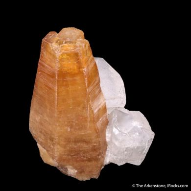 Parisite-(Ce) with Calcite