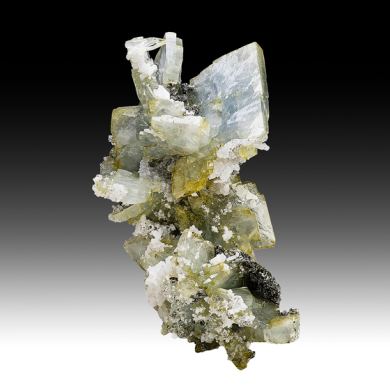 Barite with Pyrite, Quartz