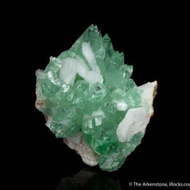 Fluorapophyllite with Stilbite (old style)