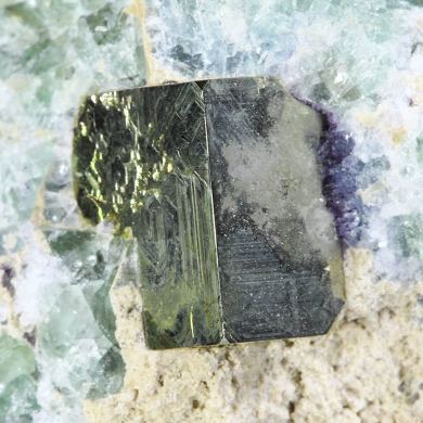 Pyrite /Fluorite