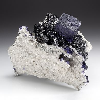 Fluorite with Dolomite, Sphalerite