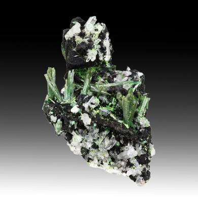 Olivenite with Quartz