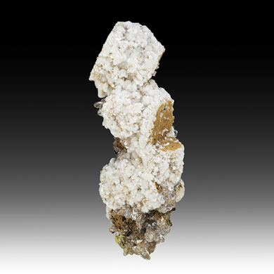 Bultfonteinite with Hydroxylapophyllite, Calcite