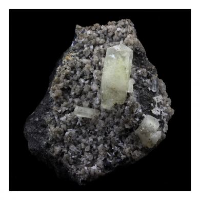 Calcite + Chalcopyrite