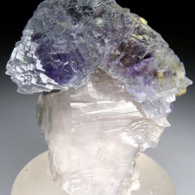 Fluorite on Quartz