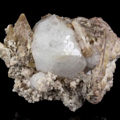 Analcime with Heulandite