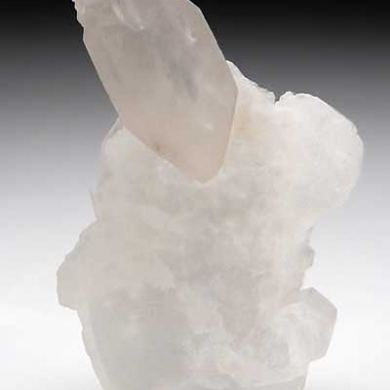 Beryllonite with Quartz