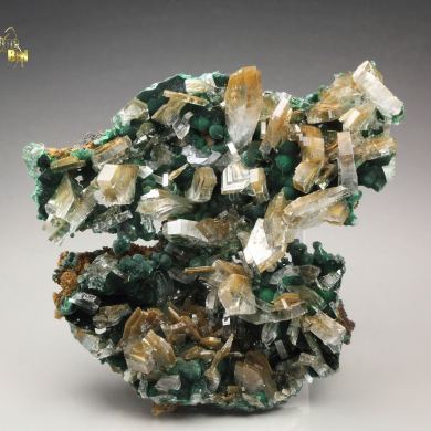 new find - BARYTE, MALACHITE