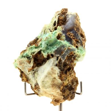 Chrysocolla + Agate. 105.0 ct.