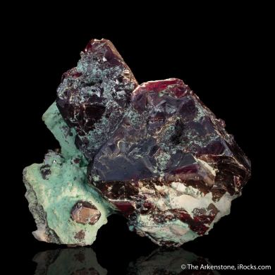 Cuprite on Chrysocolla