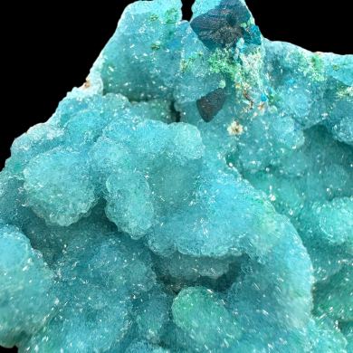 Veszelyite, hemimorphite, aurichalcite