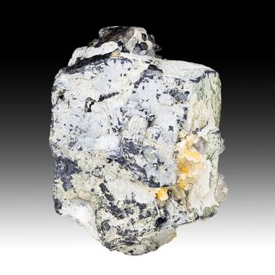 Galena with Cerussite, Plumbogummite, Quartz, Wulfenite