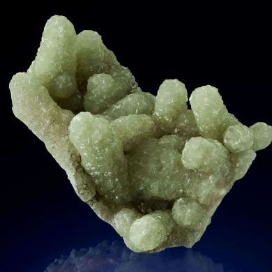 Prehnite Cast After Anhydrite