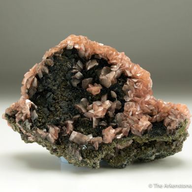 Smithsonite var. Manganoan Smithsonite with Pyrite