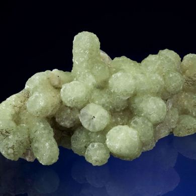 Prehnite Cast After Anhydrite With Calcite