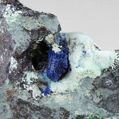 Buttgenbachite with Malachite, Cuprite