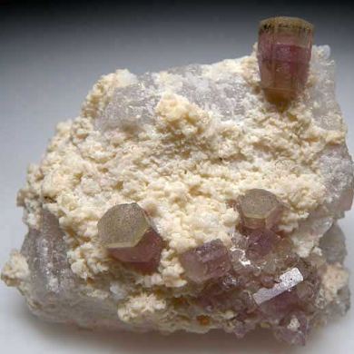 Apatite on Goshenite