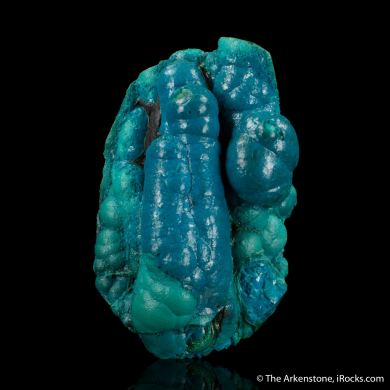 Chrysocolla on Malachite