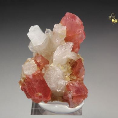 RHODOCHROSITE, QUARTZ