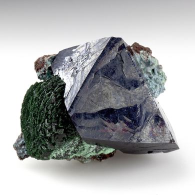 Cuprite with Malachite