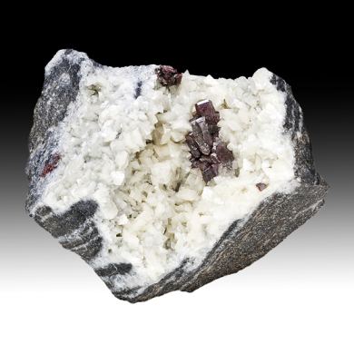 Cinnabar with Dolomite