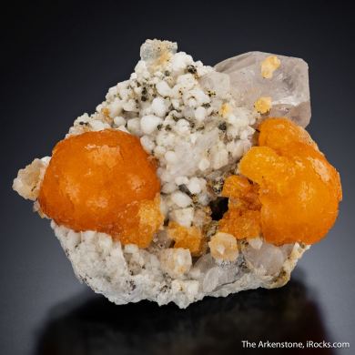 Stellerite with Quartz and Orthoclase