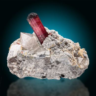 Elbaite  & Quartz