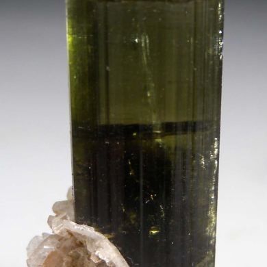 Albite on Tourmaline