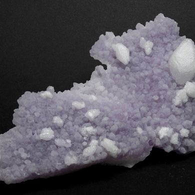 Calcite on Quartz (v. Amethyst)