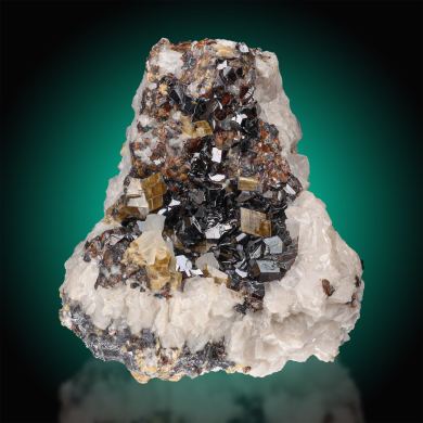 Sphalerite  & Siderite & Calcite