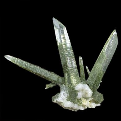 Quartz, chlorite, albite