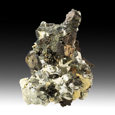 Pyrrhotite with Pyrite, Quartz