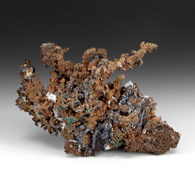 Copper with Gypsum, Tenorite