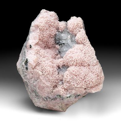 Rhodochrosite with Quartz, Sphalerite