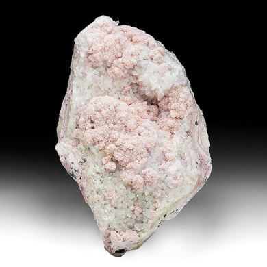 Rhodochrosite with Quartz, Sphalerite