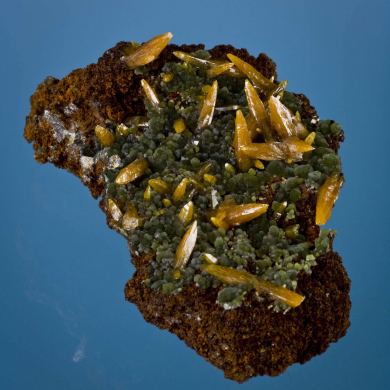 Wulfenite With Mimetite