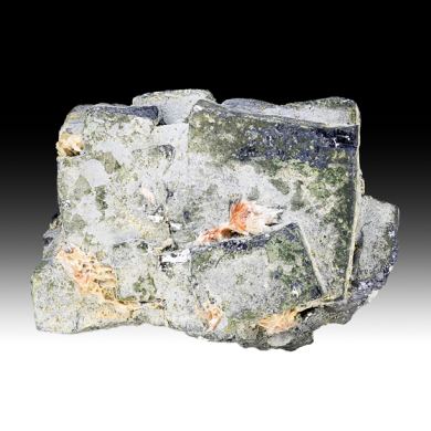 Galena with Cerussite, Plumbogummite, Quartz, Wulfenite