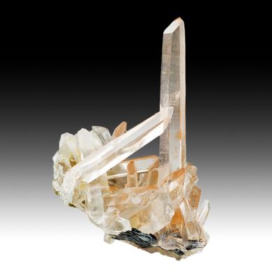 Quartz with Hematite