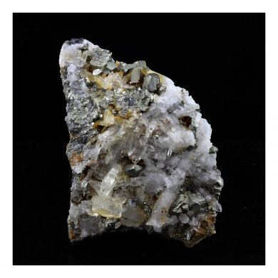 Pyrite, Quartz.