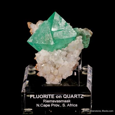 Fluorite on Quartz