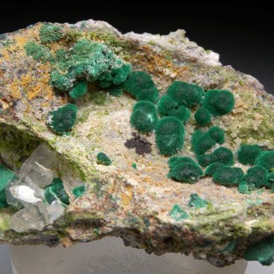 Cerussite, Malachite