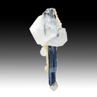 Calcite with Stibnite