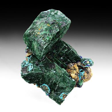 Malachite replacing Azurite