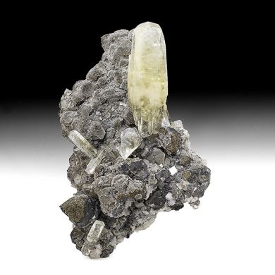 Calcite with Galena, Dolomite, Pyrite