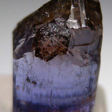 Allanite on Tanzanite