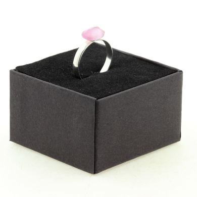 Silver Plated Kunzite Ring. 8.30 ct.