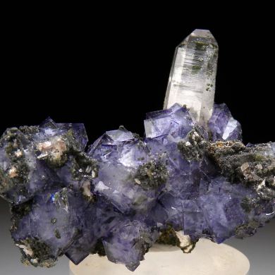 Fluorite with Quartz